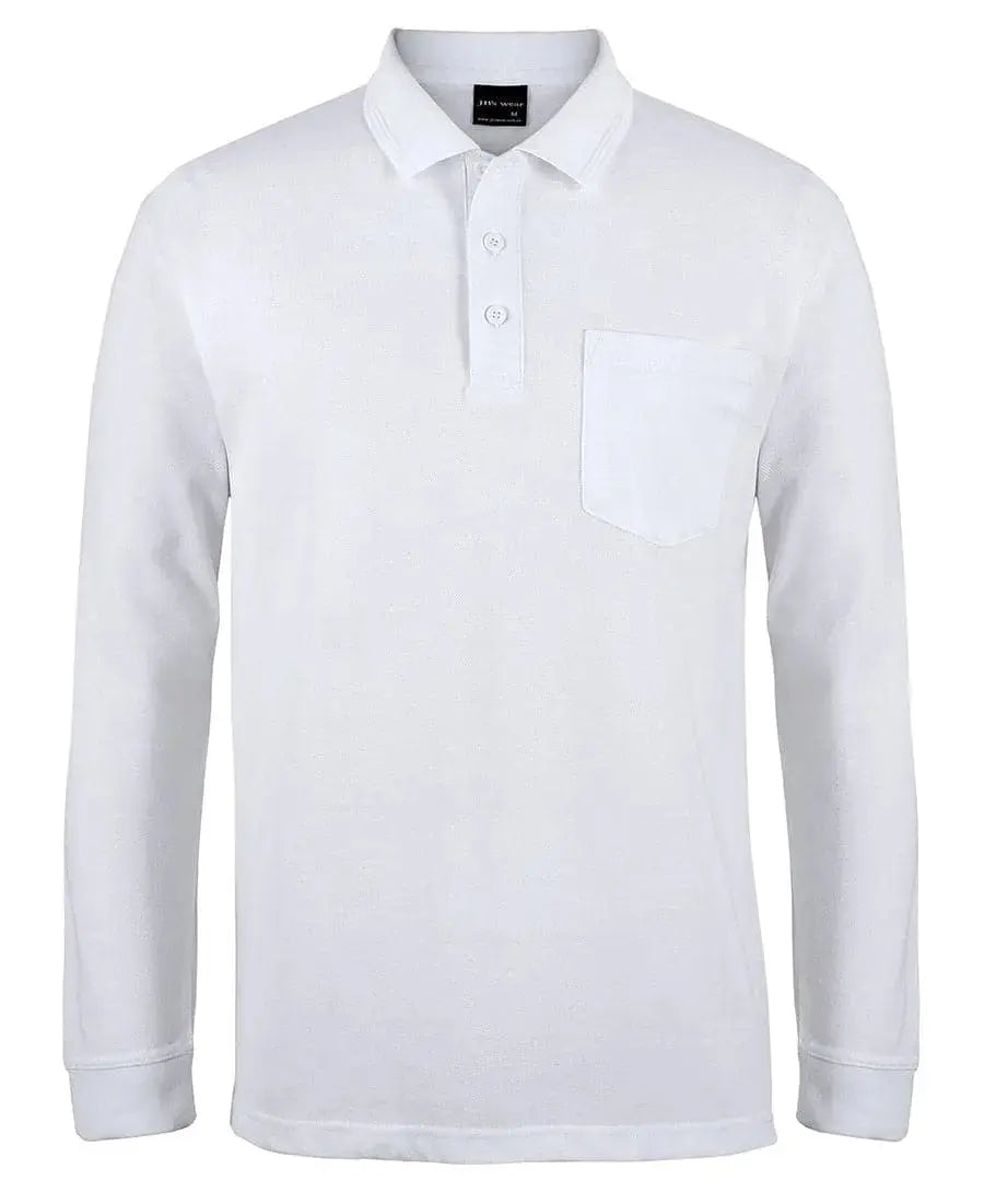 JB's 210 L/S POCKET POLO 210PL Metro Workwear.
