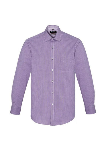 Biz Corporates Newport Mens Long Sleeve Shirt 42520 Metro Workwear