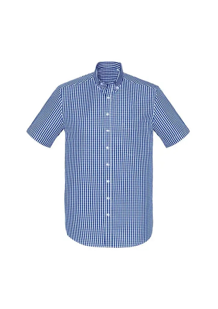 Biz Corporates Springfield Mens Short Sleeve Shirt 43422 Corporate Wear Biz Corporates XS French Navy