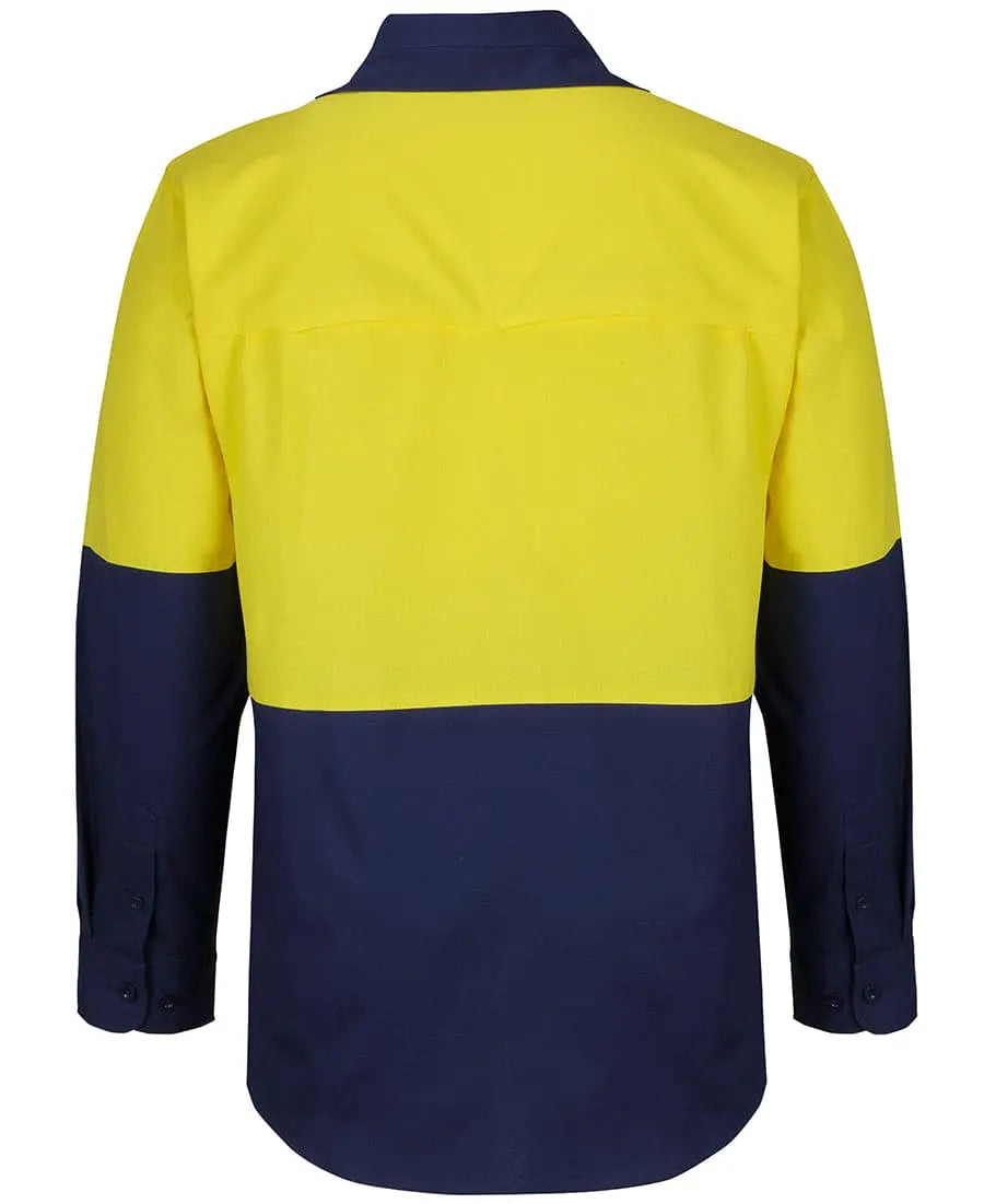 Hi Vis Ripstop L/s Fishing Shirt 6HNRL Metro Workwear.