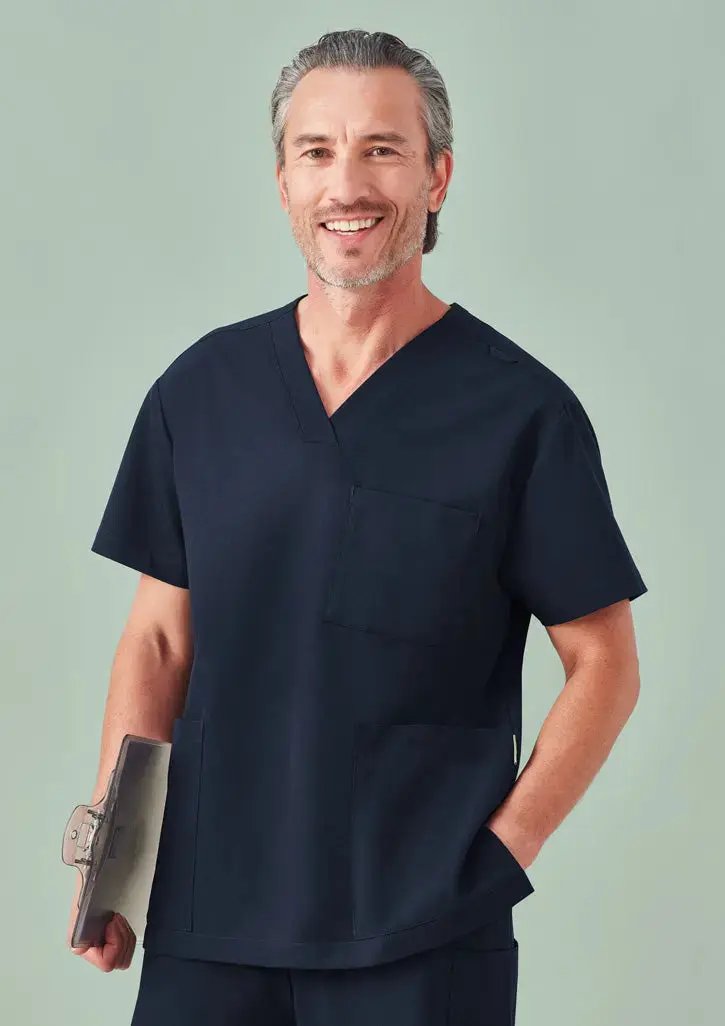 Biz Care Unisex (Men/Women) Pulse V-neck Scrub Top CU544US Simply Scrubs Australia