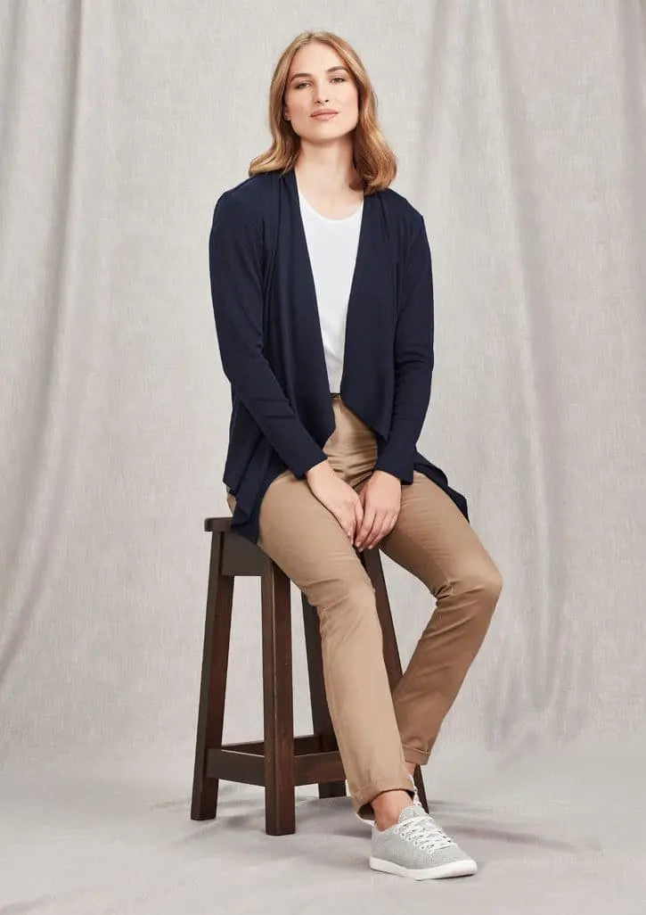 Biz Collection Sofia Womens Waterfall Cardigan RLC267L - Flash Uniforms