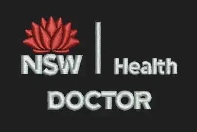NSW Health Doctor UNISEX Hunter Green Scrub Top NSWH10612 Simply Scrubs Australia