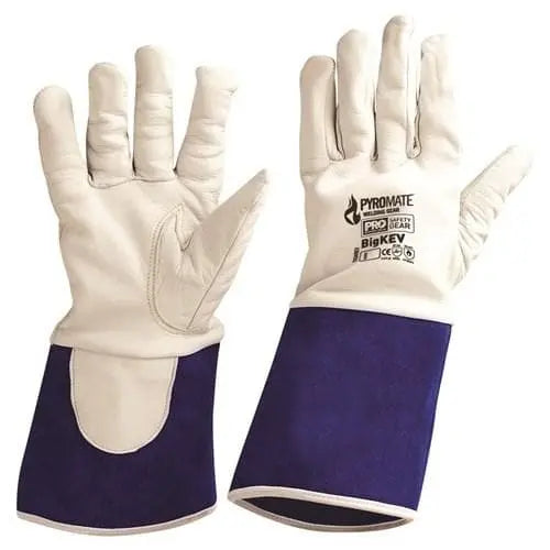 Pro Choice Premium Goatskin Welders With Kevlar Fine-lining - TIGWKEV(SIZE) PPE Pro Choice M