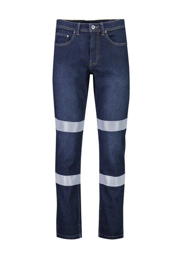 Syzmik Workwear Men's Biomotion Taped Stretch Jean ZP907 Work Wear Syzmik Denim 72R