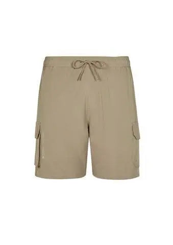 SYZMIK mens streetworx stretch work board short zs240 Work Wear Syzmik Khaki XXS
