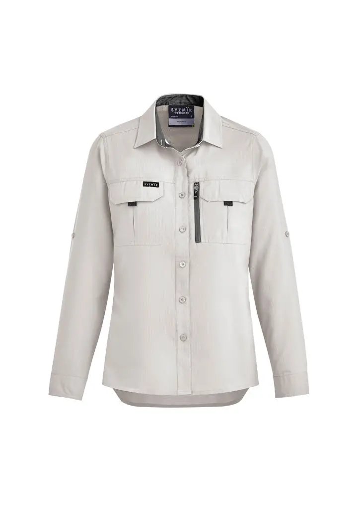 Syzmik Long Sleeve Women's Outdoor Shirt ZW760 Metro Workwear