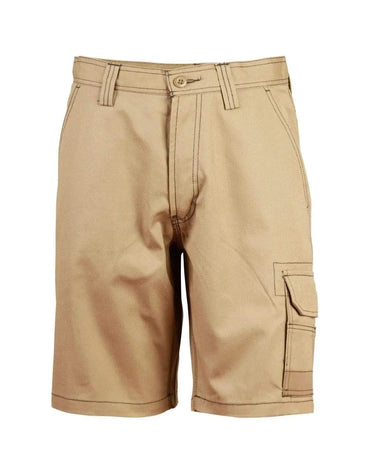 Cordura Semi-fitted Cordura Work Shorts WP21 Work Wear Australian Industrial Wear 72R Khaki