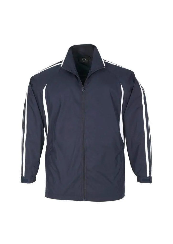 Biz Collection Active Wear Navy/White / K4-6 Biz Collection Kid’s Flash Track Top J3150b