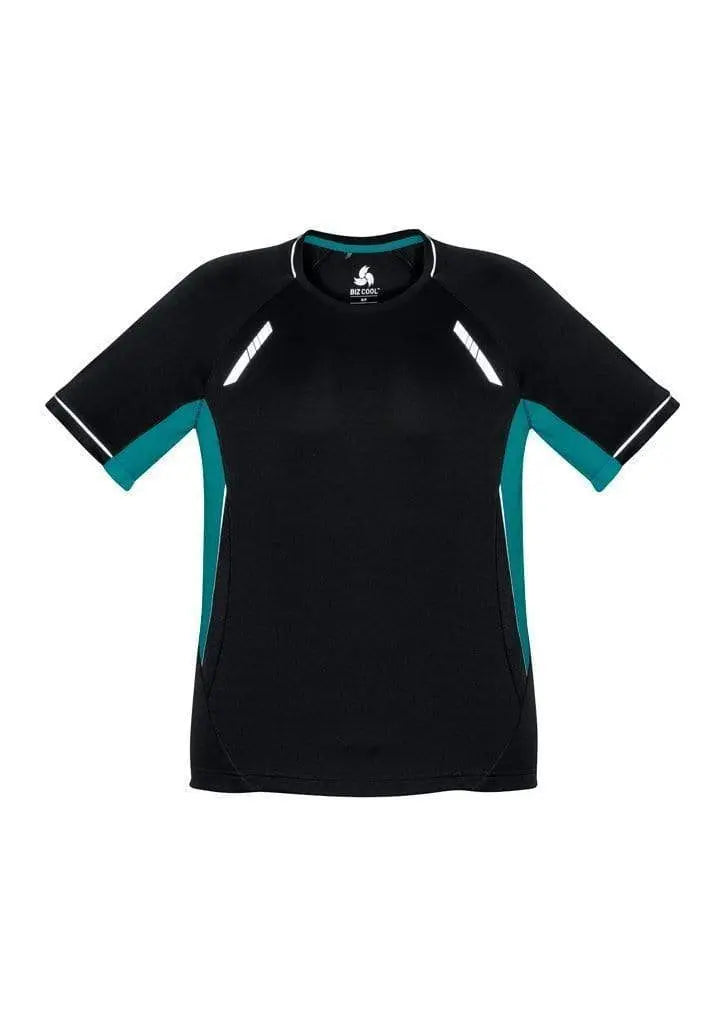 Biz Collection Casual Wear Black/Teal/Silver / 4 Biz Collection Kid’s Renegade Tee T701KS