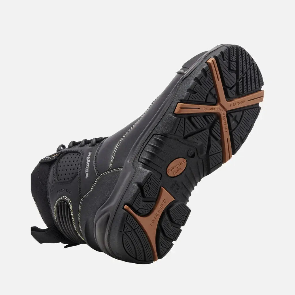 King Gee Onyx 6Z Puncture-Resistant Black Work Boot K27998 Metro Workwear