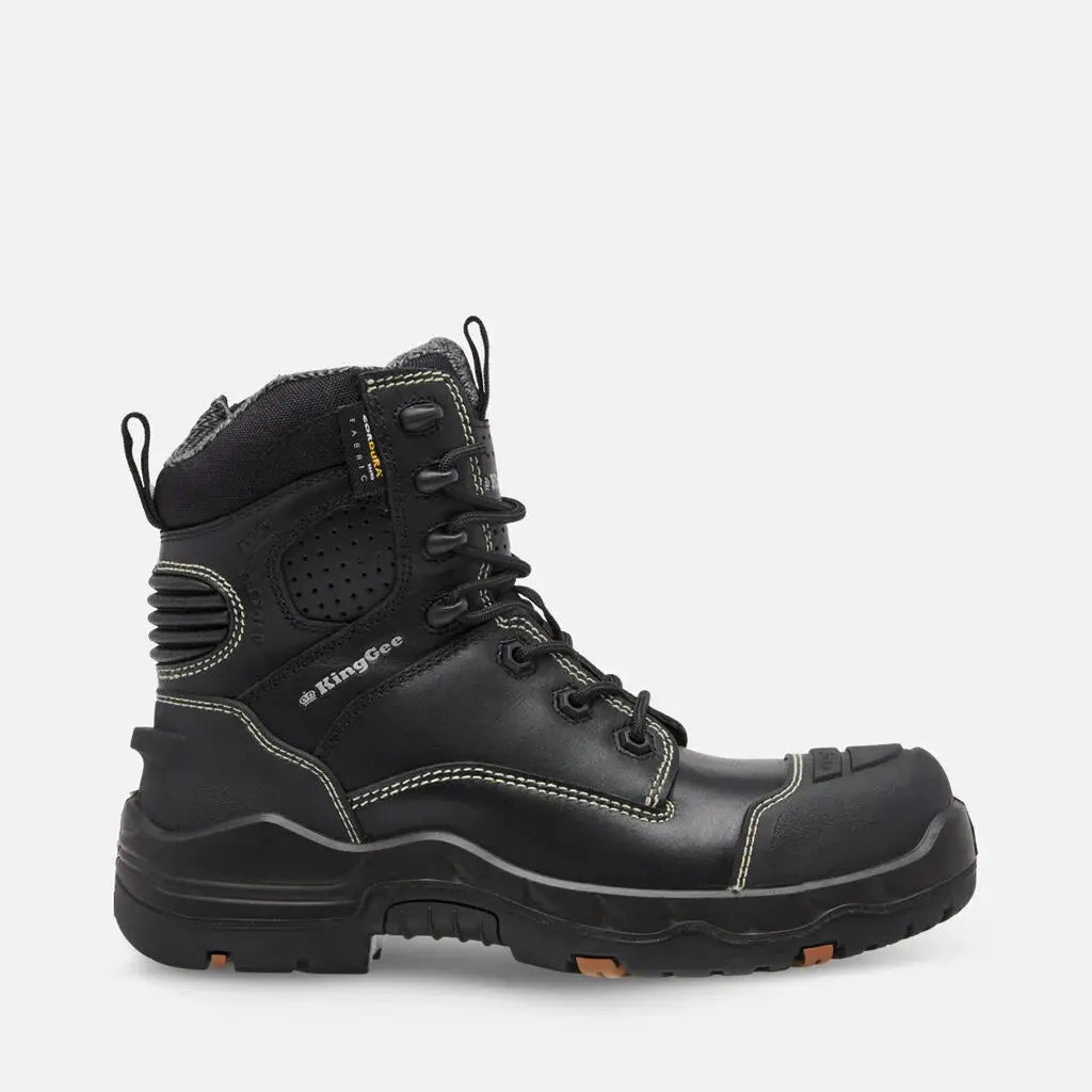 KingGee Women's Onyx 6Z Puncture Resistant Black Work Boot K28002 Metro Workwear