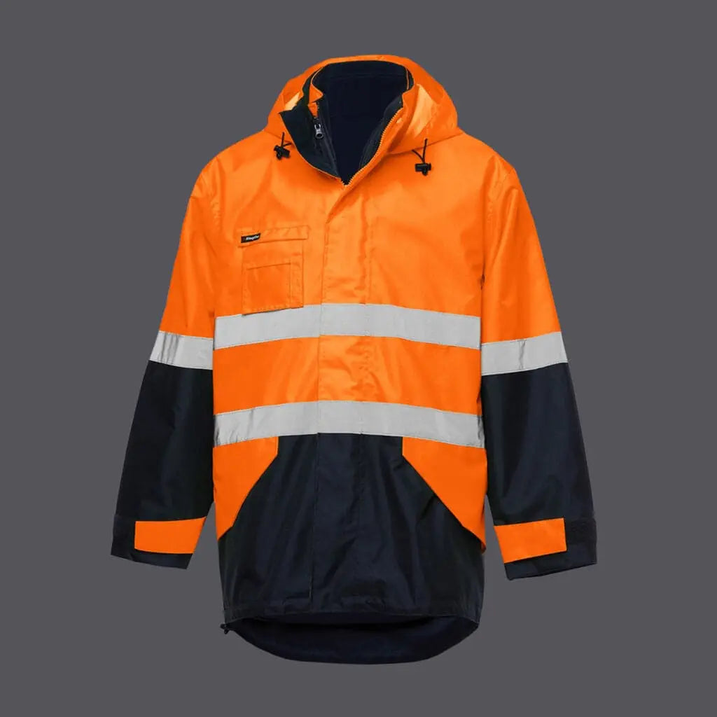 KingGee 4 In 1 Waterproof Wet Weather Jacket K55300 KingGee