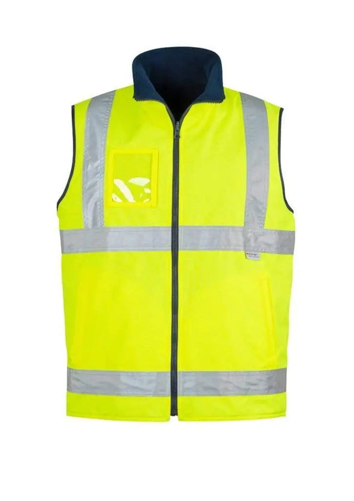 SYZMIK Men’s Hi Vis Waterproof Lightweight Vest ZV358 Work Wear Syzmik Yellow S