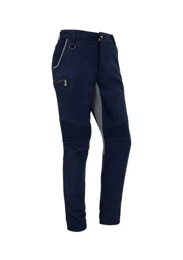 SYZMIK mens streetworx stretch pant non-cuffed zp320 Work Wear Syzmik Navy 72