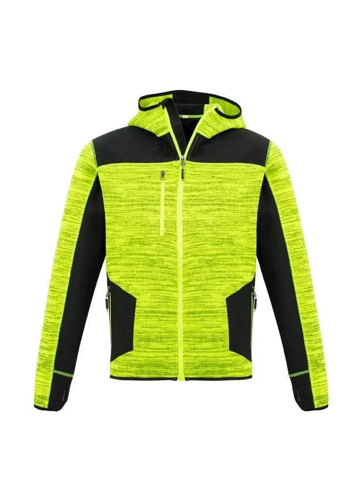 SYZMIK Unisex Streetworx Reinforced Knit Hoodie ZT360 Work Wear Syzmik Yellow/Black XXS
