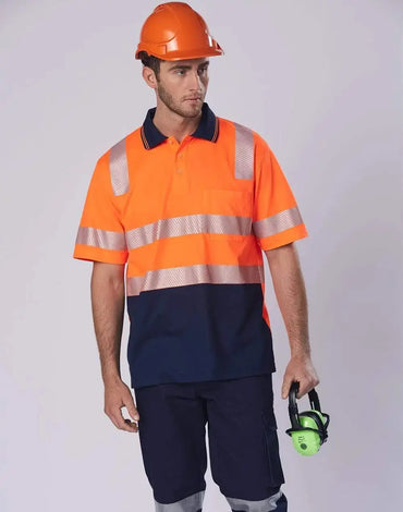 Winning Spirit UNISEX TRUEDRY® biomotion segmented polo SW73 Metro Workwear.