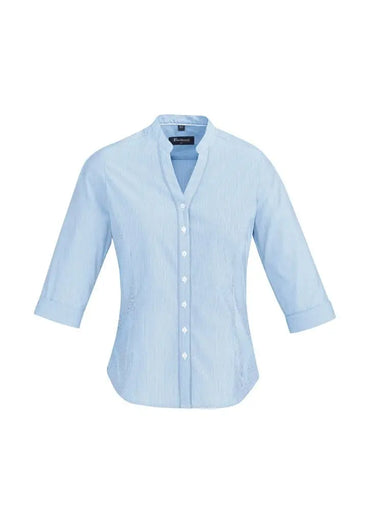 Biz Corporate Bordeaux Womens 3/4 Sleeve Shirt 40114 - Flash Uniforms