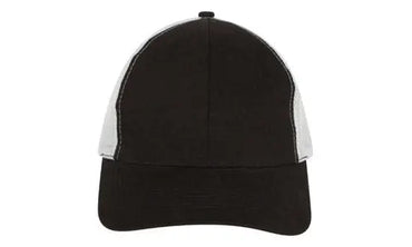 Headwear Brushed Cotton With Mesh Back Cap X12 - 4181 - City Workwear
