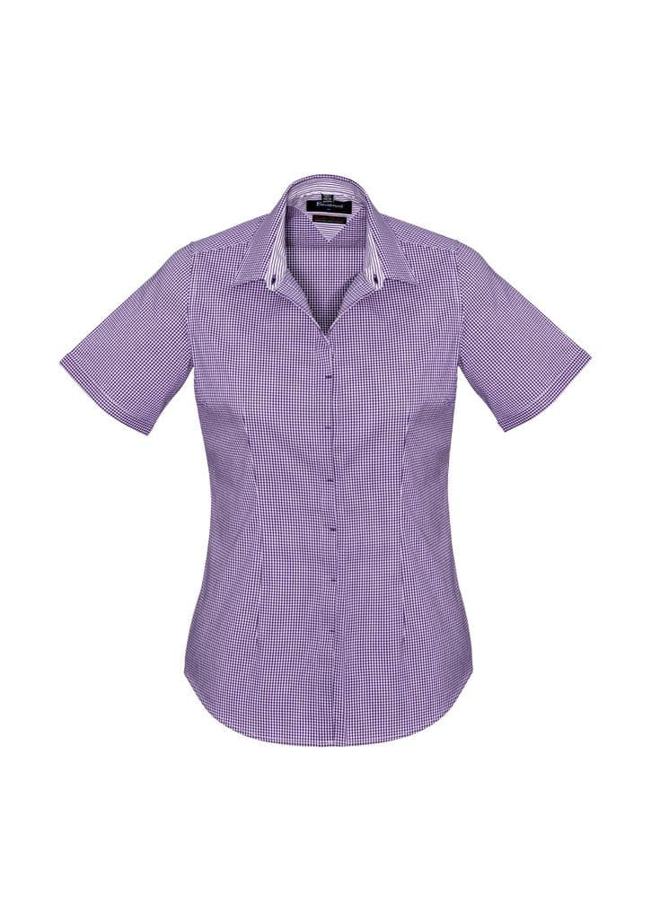 Biz Corporates Newport Womens Short Sleeve Shirt 42512 - Flash Uniforms