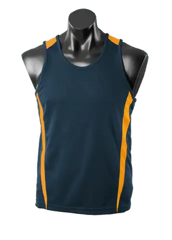 Aussie Pacific Eureka Kids Singlet 3104 Casual Wear Aussie Pacific Navy/Gold 6
