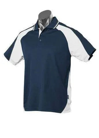 Aussie Pacific Panorama Men's Polo Shirt 1309 Casual Wear Aussie Pacific Navy/White/Ashe S