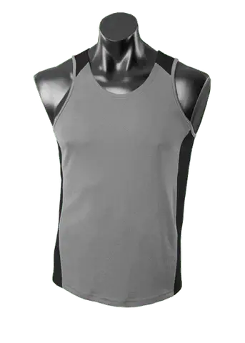 Aussie Pacific Premier Kids Singlet 3101 Casual Wear Aussie Pacific Ashe/Black 6