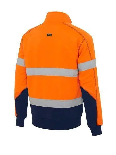 Bisley Workwear Work Wear Bisley TAPED HI VIS FLEECE PULLOVER WITH SHERPA BK6987T