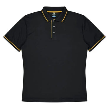 Aussie Pacific Cottesloe Kids Polo Shirt 3319 Aussie Pacific BLACK/GOLD 4