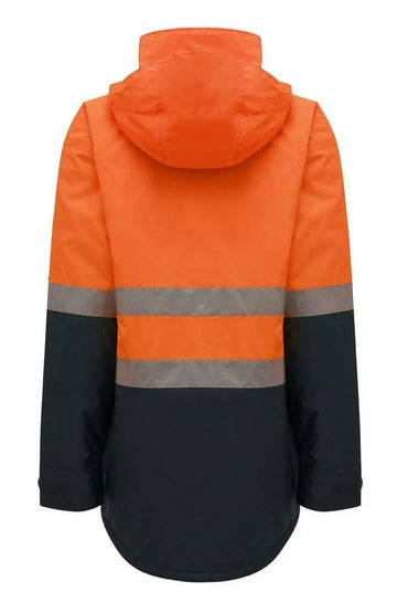 Hard Yakka Two Tone Quilted Taped Hi Vis Jacket Y06685 Work Wear Hard Yakka