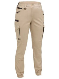 Bisley Women's Flex & Move Elastic Waist Cuffed Pants BPCL6237  Metro Workwear