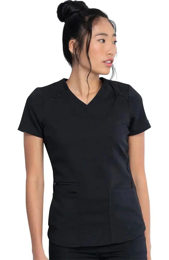 Dickies Balance Women's Knitted Panel Scrub Top DK875  Simply Scrubs Australia