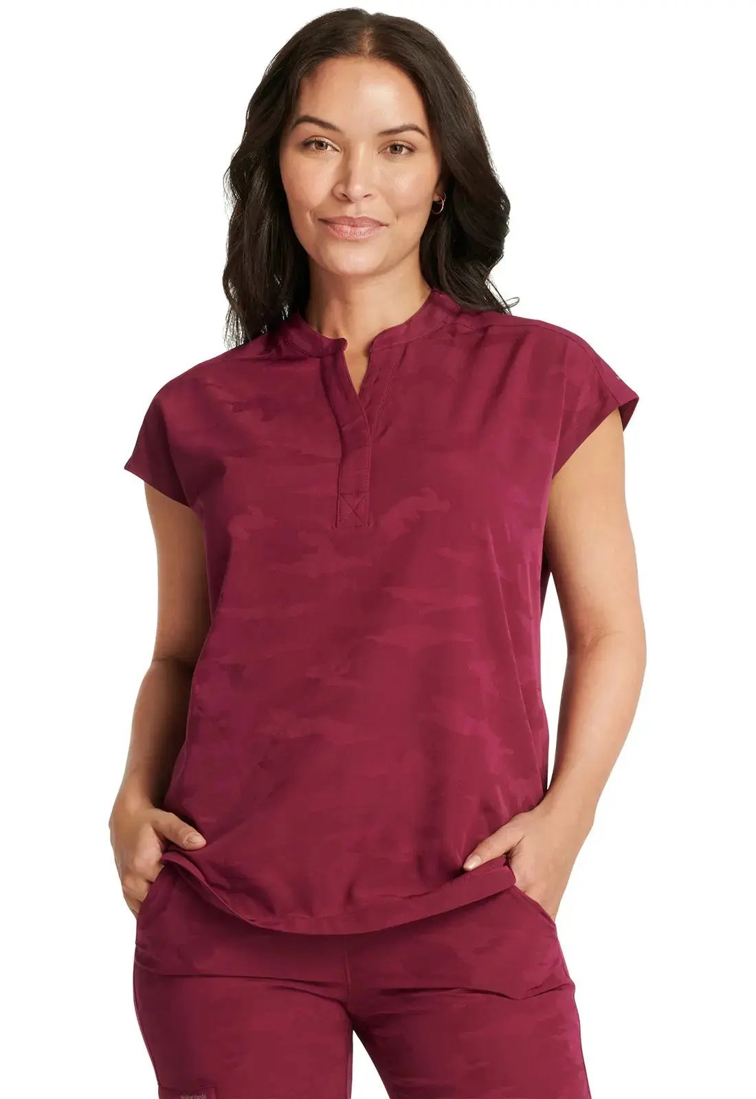 Healing Hands Journey Camo Women's Scrub Top 2352  Simply Scrubs Australia