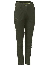 Bisley Women's Mid Rise Stretch Cotton Pants BPL6015 - Allsorts Workwear
