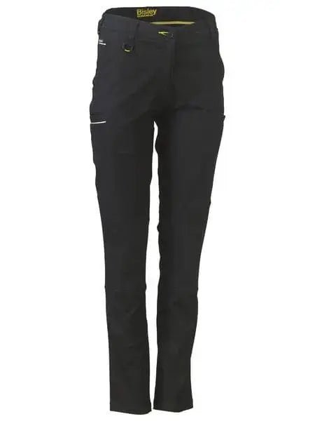 Bisley Women's Mid Rise Stretch Cotton Pants BPL6015 - Allsorts Workwear