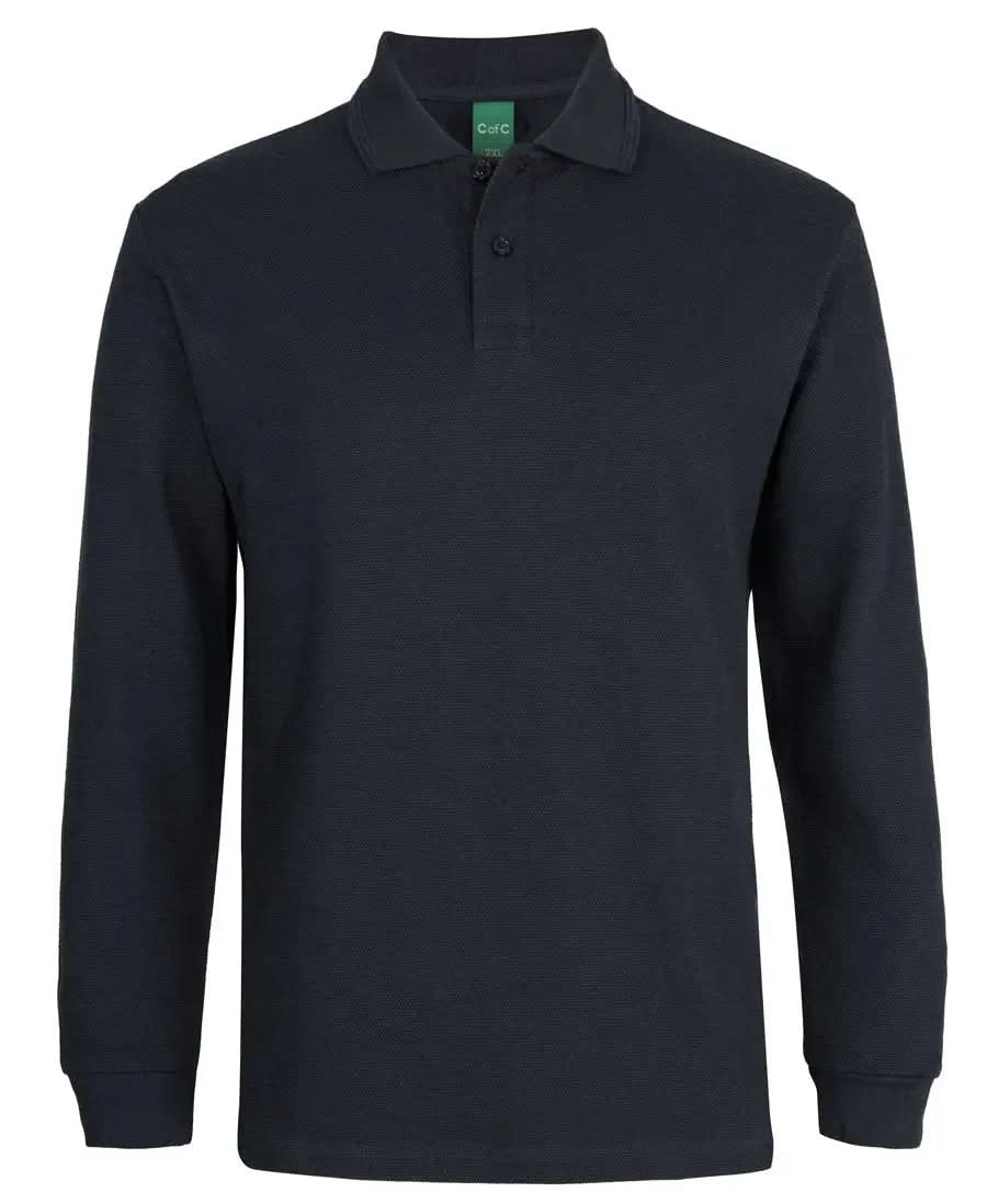 Jb's Popcorn Cotton Long sleeve Polo Shirt 2PCL Jb's Wear