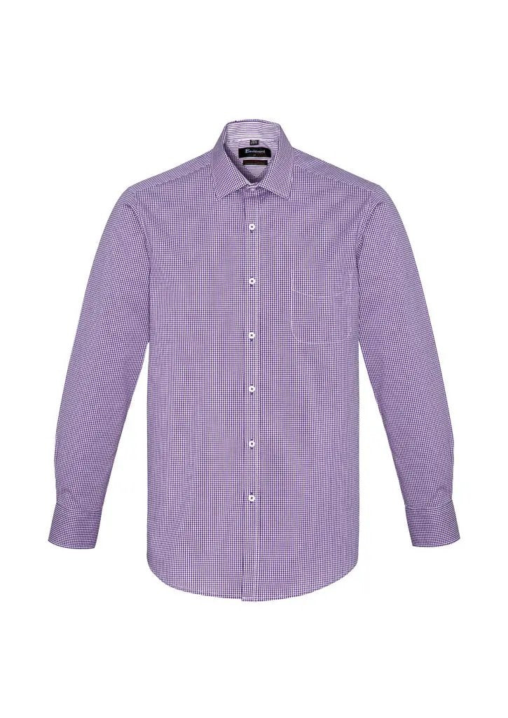 Biz Corporates Newport Mens Long Sleeve Shirt 42520  Metro Workwear