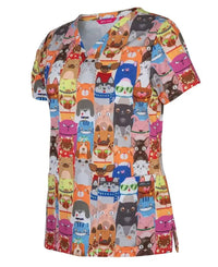 Jb's Wear Women's Printed Scrub Top 4STP1  Simply Scrubs Australia