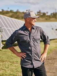 Bisley X Airflow Stretch Ripstop Work Shirt BS6490 Metro Workwear.