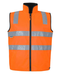 JB'S Hi-Vis Reversible Vest 6D4RV - City Workwear