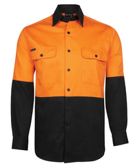 JB'S Hi-Vis Long Sleeve Shirt 6HWSL - City Workwear