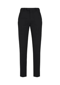 Biz Corporates Mens Slim Fit Flat Front Pant 70716R - Flash Uniforms 