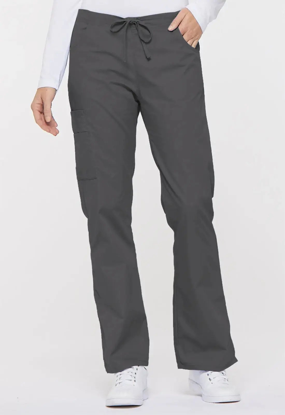 Dickies EDS Signature Women's Flare Mid Rise Cargo Scrub Pant 86206  Simply Scrubs Australia