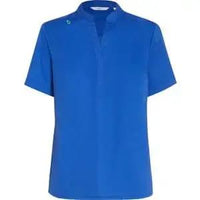 Next-gen Antibacterial Active Blackburn Mandarin Collar Scrub Top  CATUMM - Simply Scrubs Australia