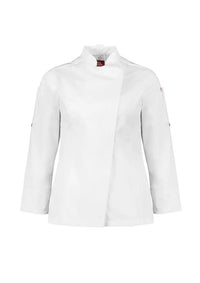 Biz Collection Womens Alfresco Long Sleeve Chef Jacket CH330LL - City Workwear