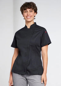 Biz Collection Womens Alfresco Short Sleeve Chef Jacket CH330LS - City Workwear