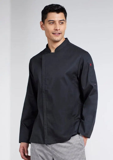 Biz Collection Men's Alfresco Long Sleeve Chef Jacket CH330ML - City Workwear