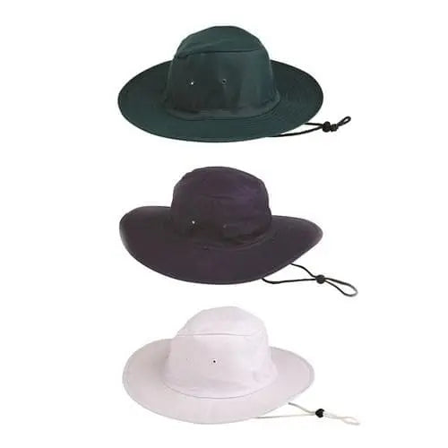 Pro Choice Poly / Cotton Sun Hat  (Blue / Green / White) - CSH PPE Pro Choice S/55CM  