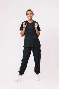 Softies Cambridge Women’s Premium Scrub Top CT01 - Simply Scrubs Australia