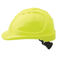 Pro Choice Hard Hat (V9) - Vented, 6 Point Ratchet Harness  - HHV9R PPE Pro Choice YELLOW  